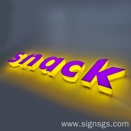 Custom Backlit House Backlit Store Channel Letters Numbers